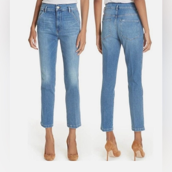 FRAME Denim Le Slender Straight Leg Jean in Thistle 27 - Picture 1 of 11